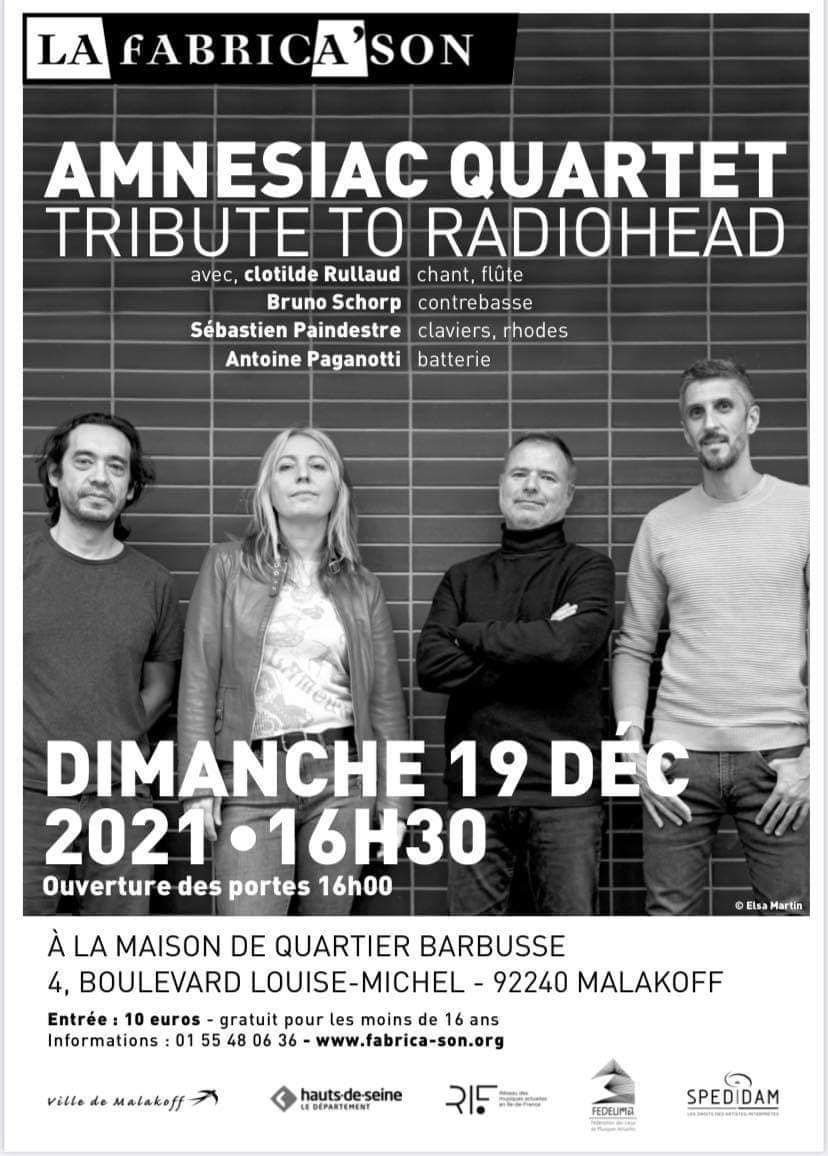 Amnesiac quartet à Malakoff
